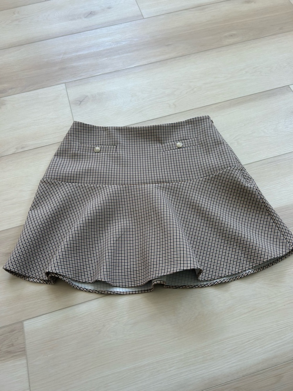 Houndstooth loft mini skirt - size 10